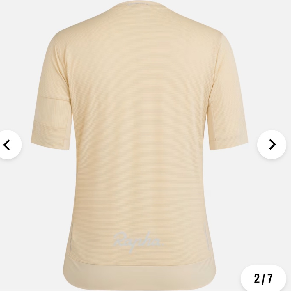 Rapha Explore Technical Tan Short Sleeve Performa… - image 2